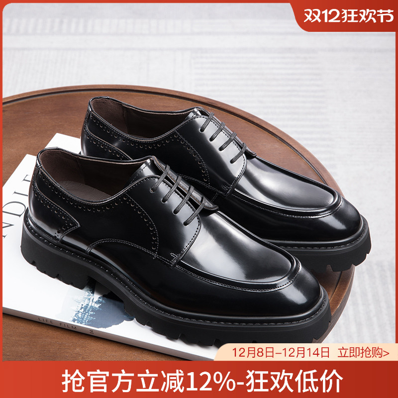 C·G·N·P厚底英伦正装皮鞋