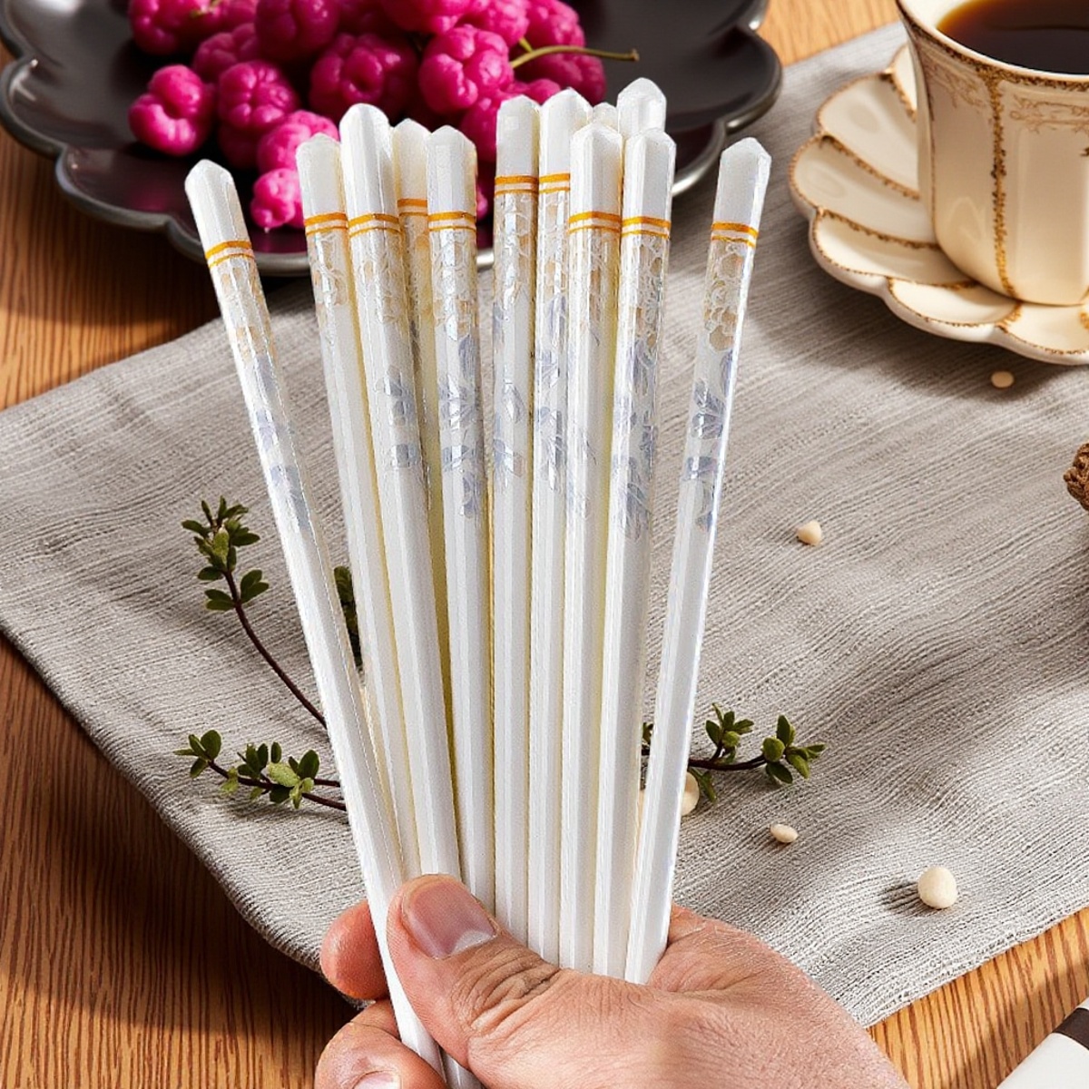 正品陶瓷筷子防滑防霉耐高温