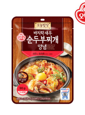 韩国进口不倒翁 花蛤大虾纯豆腐汤料部队汤锅奥土基调料包3~4人份