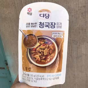 白雪清国酱汤韩国进口大酱汤臭酱汤清曲酱速食韩餐调味品韩式料理