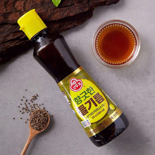 韩国不倒翁苏子油食用油不倒翁亚麻酸紫苏子油进口100%纯紫苏籽油