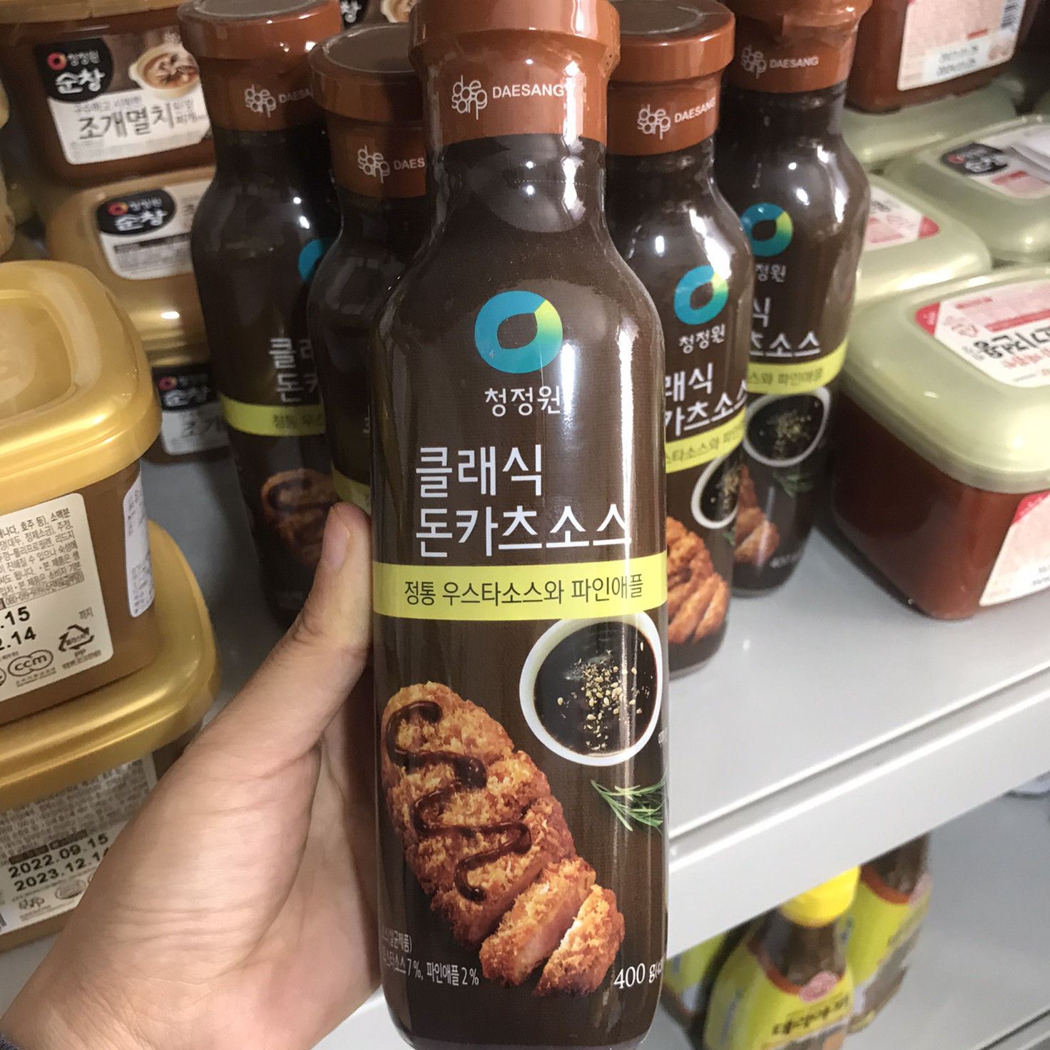 韩国进口清净园菠萝猪排蘸酱猪排调味酱日式炸猪排沙司400g图片