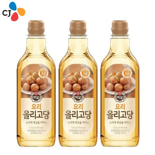 韩国CJ白雪希杰糖稀 料理用 炖菜炒菜低聚糖稀麦芽糖烘焙700ml