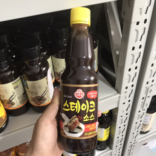 煎炸类蘸酱 韩国进口 不倒翁牛排沙司酱 牛排sauce 牛排汁 415g