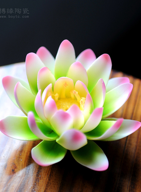 会所禅意风供奉睡莲家居装饰定制