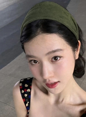 古力娜扎同款宽边发箍发卡网红洗脸束发带头箍遮白发压发头饰