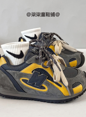 新款儿童软底运动鞋2025秋冬季女童轻便百搭老爹鞋男童休闲板鞋潮