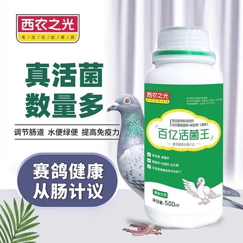 西农之光鸽药百亿活菌王鸽用信鸽子药大全肠道调理专用水便鹦鹉鸟