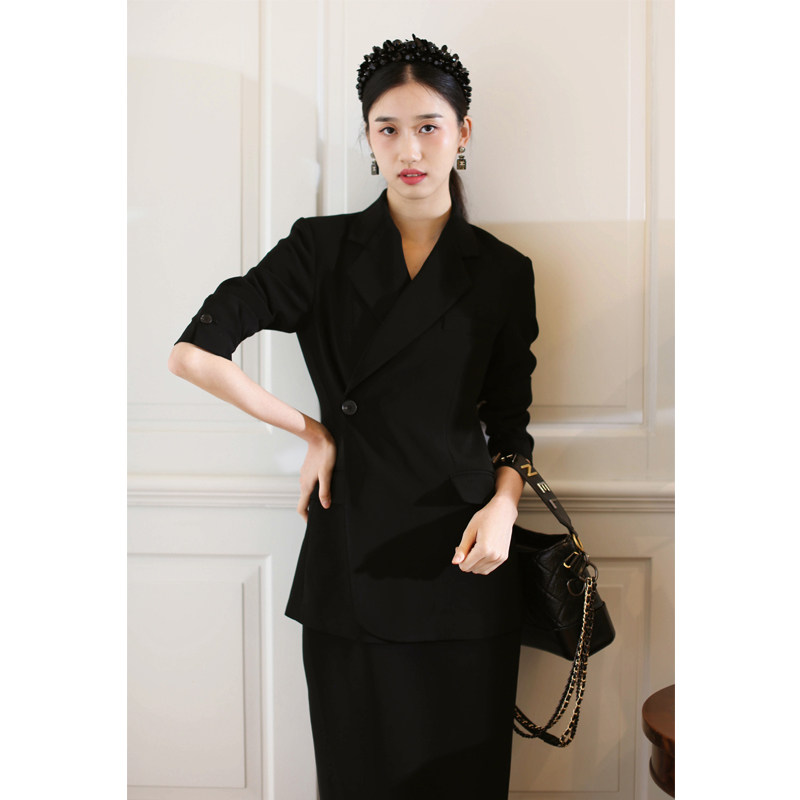 无有无印气质很有型修身显瘦西装