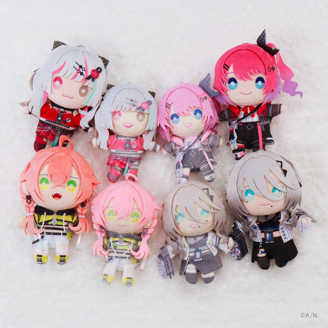 日本正版 彩虹社周边  新丑娃 毛绒玩偶挂件摆件 吊饰  全款预售