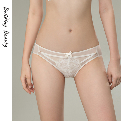 立美力超薄透气蕾丝花边三角裤