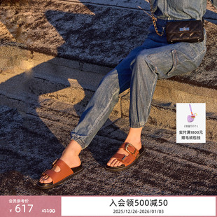 外穿夏季 Madden思美登ARCH博肯双扣凉鞋 厚底Steve 拖鞋 限时折扣