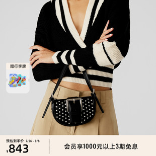 Madden思美登女包BAXIS铆钉机车风腋下包手提包 Steve