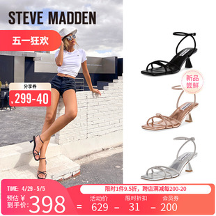 春夏露趾时尚 Steve 思美登2024新款 LEYTON Madden 罗马猫跟女凉鞋