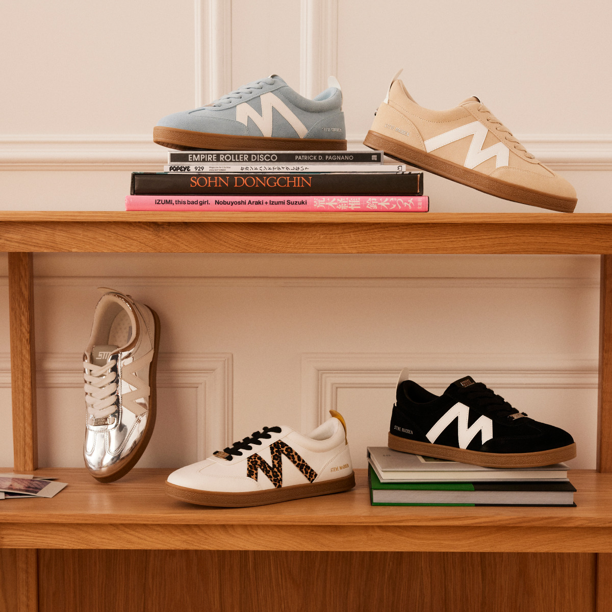 休闲德训鞋潮流拼接板鞋阿甘鞋