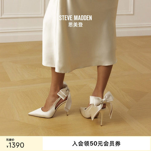 大蝴蝶结婚鞋高跟凉鞋