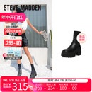 LIMIT stevemadden思美登秋冬新款 粗高跟短筒袜靴弹力靴女