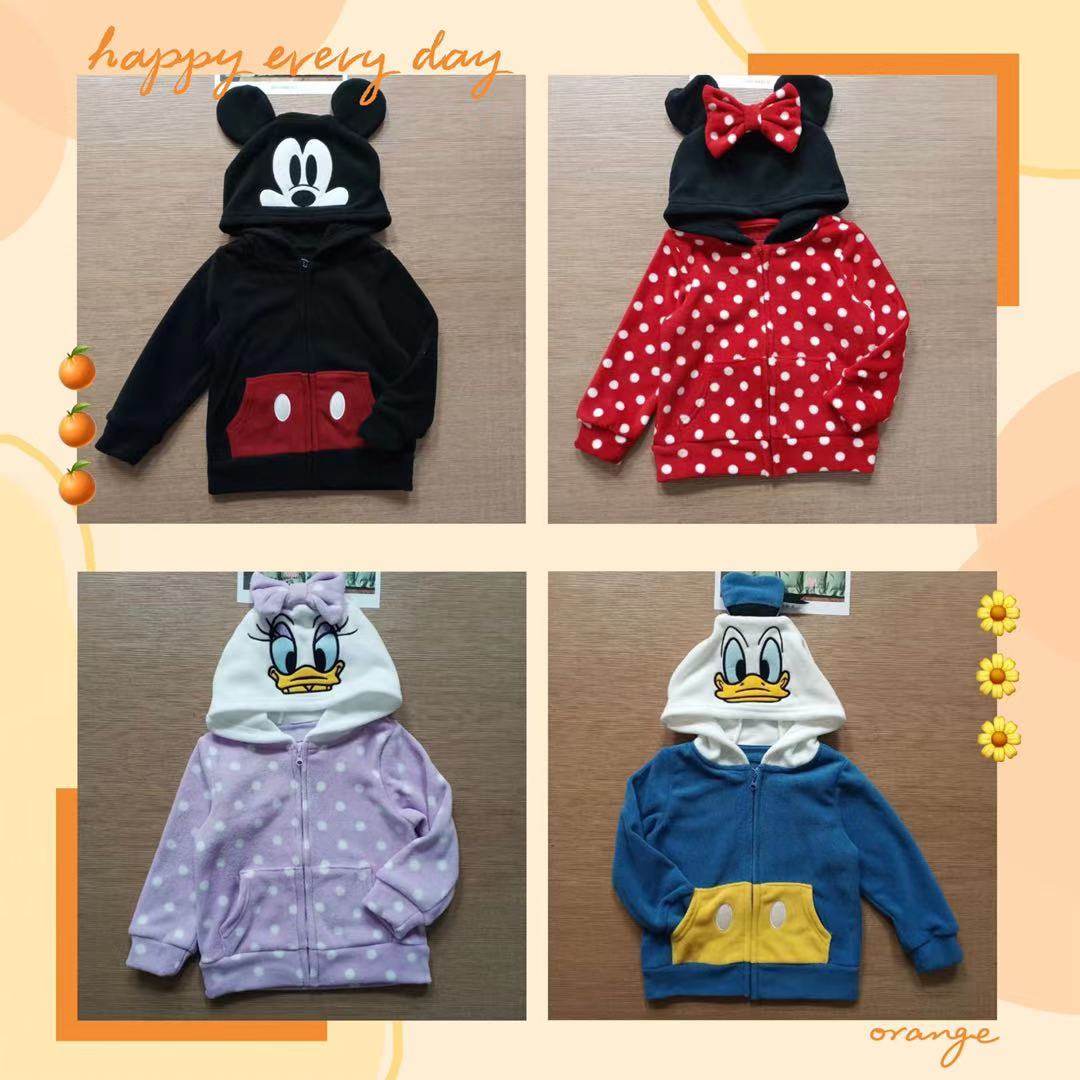 春秋宝宝连帽中性男童女童拉链加绒加厚摇粒绒外套卡通上衣保暖,童装/婴儿装/亲子装,卫衣/绒衫,淘宝优惠券,粉丝福利购,淘宝优惠卷