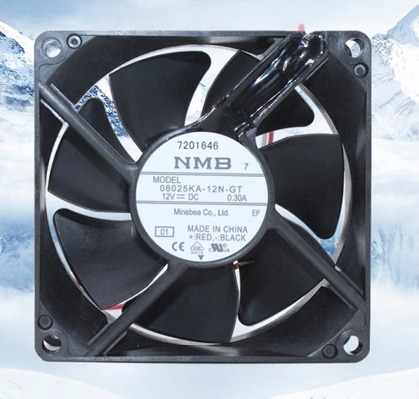 08025KA-12N-GT NMB风扇 8025 12V 3110KL-04W-B59 0三线防水风扇