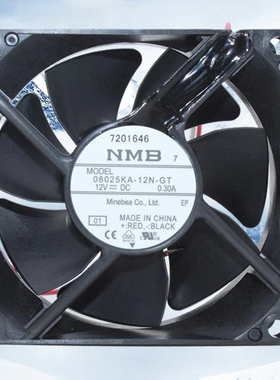 08025KA-12N-GT NMB风扇 8025 12V 3110KL-04W-B59 0三线防水风扇