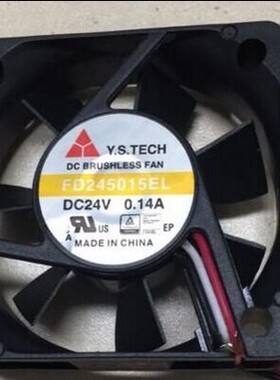 台湾元山Y.S.TECH FD245015EL 5015 24V 0.14A变频器散热风扇