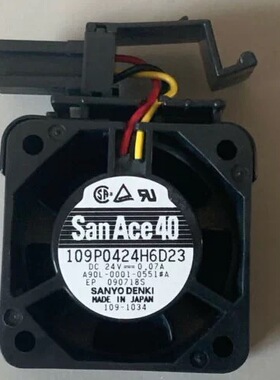 109P0424H6D23发那科全新SanAce40 A90L-0001-0551#A  FANUC风扇