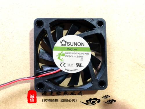 建准SUNON MC60102VX-Q00U-A9D 24V 2.64W 6010 超薄 服务器 风扇