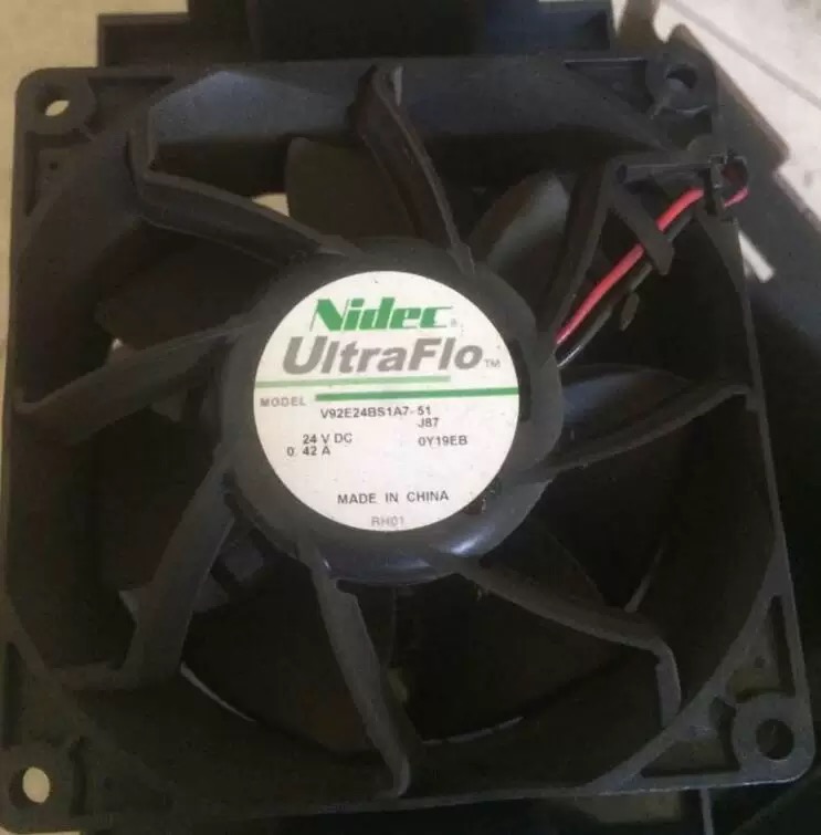 原装正品Nidec V92E24BS1A7-51 9cm9238 24V0.42A 变频器散热风扇