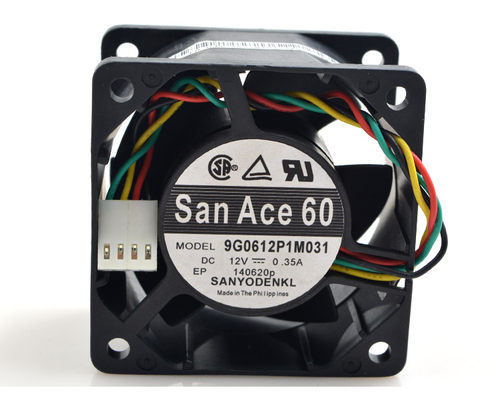 三洋 SANYO 6038 6cm 12V 0.35A 9G0612P1M031 双滚珠静音风扇