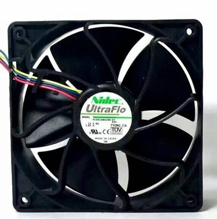 正品Nidec V12E12BS1B5-07 12v 1.85A 12038 蚂蚁S7 S9 专用散热