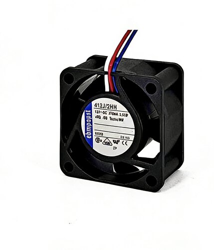 412J/2HH DC12V 270mA 3.25W 4025散热风扇正品EBM-PAPST德国