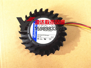 14NS 24V ebmpapst 210mA 高端机柜变频器离心风扇 RET