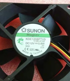 台湾原装建准SUNON 8025 KDE1208PTV3 13.MS.AF.GN  DC12V 0.8W