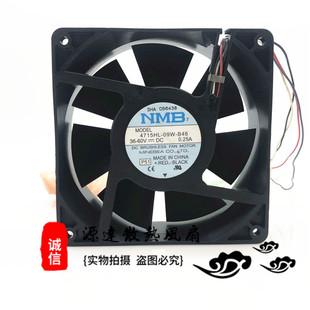 09W B46 原装 0.25A 4715HL 60V 12038防水散热风扇 NMB