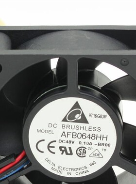 原装 台达DELTA AFB0648HH 6025 48V 0.10A 变频器风扇 双滚珠
