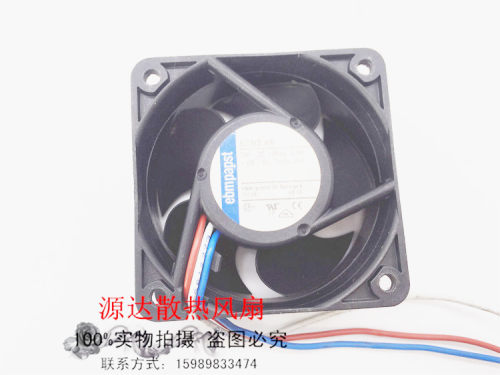 德国ebmpapst 624/2 HH 6025 24V 3.5W 6CM变频器 工控散热风扇