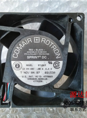 ST12K7 COMAIR ROTRON SPRINT DC12V 0.38A 3线散热风扇 原装