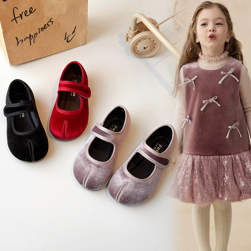 女童皮鞋2026春秋新款儿童鞋子女孩公主鞋软底洋气豆豆鞋纯色单鞋,童鞋/婴儿鞋/亲子鞋,舞蹈鞋,淘宝优惠券,粉丝福利购,淘宝优惠卷