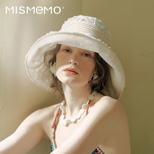 MISMEMO春夏防晒大檐遮阳帽女夏