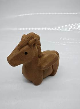 陶土动物摆件 山海经动物 泥塑 幼儿园泥塑 茶宠陶瓷摆件