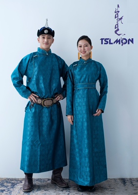 蒙古元素民族风婚礼结婚敬酒袍子婚纱摄影生活装四季款长款