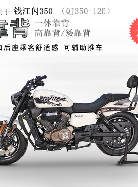 适用钱江闪350后货架靠背夏德边箱支架QJ350-12E尾箱架尾翼改装件