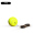 1 tennis ball with string and elastic rope