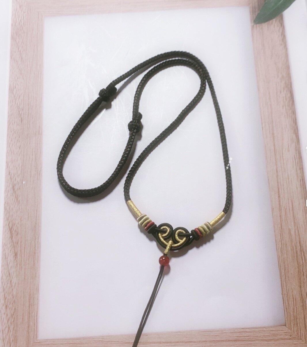 精编纯手工编制四面佛结金线翡翠玉器蜜蜡水晶挂件百搭吊坠项链绳