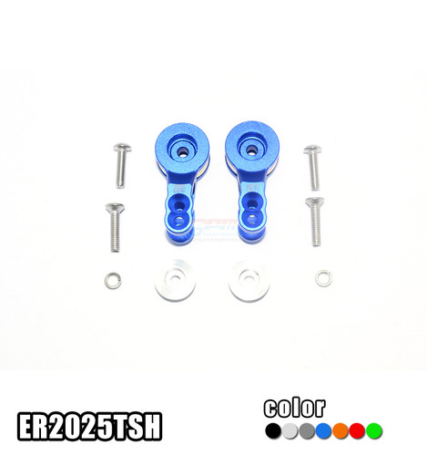 TRAXXAS E REVO 2.0 86086-4铝合金弹簧卸力式伺服舵机臂-对