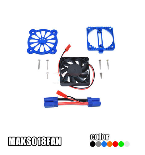 ARRMA 1/10 KRATON 4X4 4S BLX ARA102690铝合金马达散热器带风扇
