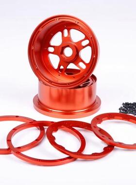 Rovan Baja 5B CNC 金属轮毂 前轮套装 85286