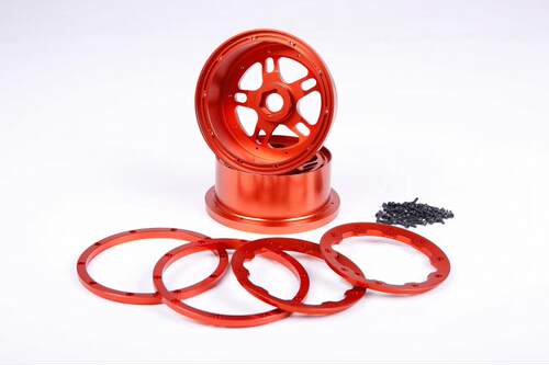 Rovan Baja 5B CNC 金属轮毂 前轮套装 85286