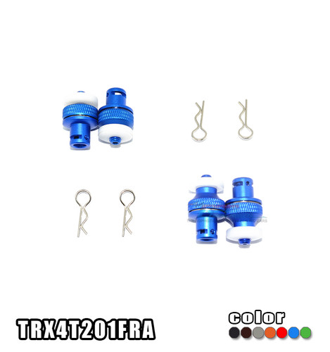 TRAXXAS TRX-4 战术版 82066-4铝合金磁石前后壳柱-套TRX4T201FRA