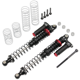 美国HR 仿真全金属真负压细直径双弹簧避震器110MM-1对